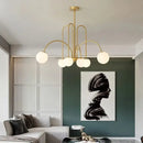 GobekUsa Glass Ball LED Chandelier for Indoor Decor Lighting