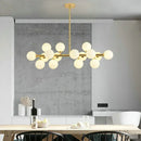 GobekUsa Glass Ball LED Chandelier for Home Interior Lighting and Kitchen Staircase