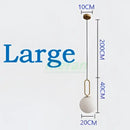 GobekUsa Glass Ball LED Chandelier for Bedroom, Living Room & Restaurant