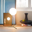 GobekUsa Glass Ball LED Chandelier Light Lamparas Bedside Night Light Decor