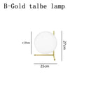 GobekUsa Glass Ball LED Chandelier Light Lamparas Bedside Night Light Decor