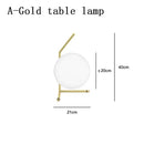 GobekUsa Glass Ball LED Chandelier Light Lamparas Bedside Night Light Decor