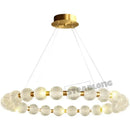 GobekUsa Glass Ball LED Chandelier Pendant for Living Room & Bedroom