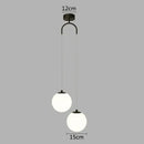 GobekUsa Glass Ball LED Pendant Chandelier for Dining and Bedroom