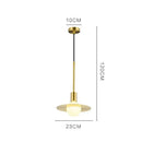 GobekUsa Glass Ball LED Pendant Light: Modern Moon Design for Stylish Home Decor