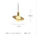 GobekUsa Glass Ball LED Pendant Light: Modern Moon Design for Stylish Home Decor