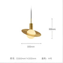 GobekUsa Glass Ball LED Pendant Light: Modern Moon Design for Stylish Home Decor