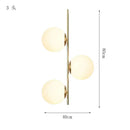 GobekUsa Glass Ball LED Pendant Light for Modern Living Spaces