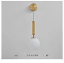 GobekUsa Glass Ball LED Wall Sconce: Modern Nordic Minimalist Lighting for Living Bedroom Décor