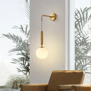 GobekUsa Glass Ball LED Wall Sconce: Modern Nordic Minimalist Lighting for Living Bedroom Décor