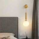 GobekUsa Glass Ball LED Wall Sconce: Modern Nordic Minimalist Lighting for Living Bedroom Décor