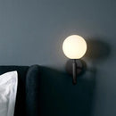 GobekUsa Glass Ball Mirror Wall Lights for Bedroom Living Room Decor