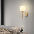 GobekUsa Glass Ball Mirror Wall Lights for Bedroom Living Room Decor