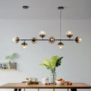 GobekUsa Glass Ball Pendant Chandelier: Modern Nordic Art Ceiling Lighting for Dining Room & LOFT