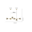 GobekUsa Glass Ball Pendant Chandelier: Modern Nordic Art Ceiling Lighting for Dining Room & LOFT