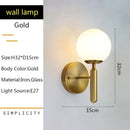 GobekUsa Glass Ball Pendant Chandelier: Modern LED Ceiling Lamp, Nordic Style Home Lighting