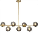 GobekUsa Glass Ball Pendant Chandelier: Modern LED Ceiling Lamp, Nordic Style Home Lighting