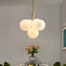 GobekUsa Glass Ball Pendant Chandelier for Kitchen Living Room Bedroom