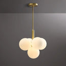 GobekUsa Glass Ball Pendant Chandelier for Kitchen Living Room Bedroom
