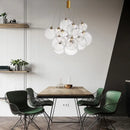 GobekUsa Glass Ball LED Pendant Chandelier for Modern Spaces