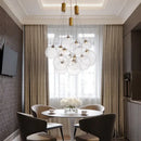 GobekUsa Glass Ball LED Pendant Chandelier for Modern Spaces