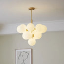 GobekUsa Glass Ball Pendant Chandelier for Kitchen Living Room Bedroom
