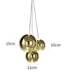 GobekUsa Glass Ball LED Pendant Chandelier for Modern Spaces