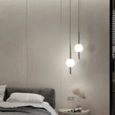 GobekUsa Glass Ball Pendant Light: Modern Nordic Bedroom Hanging Lamp