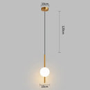 GobekUsa Glass Ball Pendant Light: Modern Nordic Bedroom Hanging Lamp