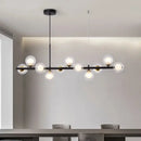 GobekUsa Glass Ball Gold Pendant Light - 11 Heads for Kitchen Living Dining Room