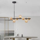 GobekUsa Glass Ball Gold Pendant Light - 11 Heads for Kitchen Living Dining Room