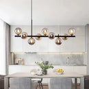 GobekUsa Glass Ball Gold Pendant Light - 11 Heads for Kitchen Living Dining Room