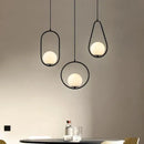 GobekUsa Glass Ball Pendant Lights for Kitchen Dining Bedroom Decor