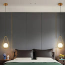 GobekUsa Glass Ball Pendant Lights for Kitchen Dining Bedroom Decor