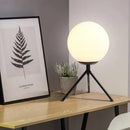 GobekUsa Glass Ball Table Lamp: Modern Nordic LED Desk Light