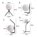 GobekUsa Glass Ball Table Lamp: Modern Nordic LED Desk Light
