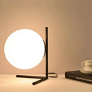 GobekUsa Glass Ball Table Lamp: Modern Nordic LED Desk Light