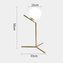 GobekUsa Glass Ball Table Lamp: Modern Nordic LED Desk Light