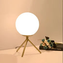 GobekUsa Glass Ball Table Lamp: Modern Nordic LED Desk Light