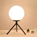 GobekUsa Glass Ball Table Lamp: Modern Nordic LED Desk Light
