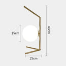 GobekUsa Glass Ball Table Lamp: Modern Nordic LED Desk Light