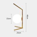 GobekUsa Glass Ball Table Lamp: Modern Nordic LED Desk Light
