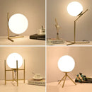 GobekUsa Glass Ball Table Lamp: Modern Nordic LED Desk Light