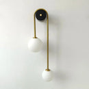 GobekUsa Glass Ball Gold LED Wall Lamp for Modern Home Decor & Lighting
