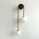GobekUsa Glass Ball Gold LED Wall Lamp for Modern Home Decor & Lighting