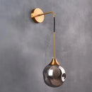 GobekUsa Glass Ball Gold Wall Lamp Modern Sconce Nordic Light Fixture for Living Bedroom