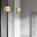 GobekUsa Glass Ball Gold Wall Light Sconce | Modern Nordic Bedside Indoor Lamp