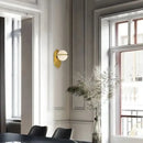 GobekUsa Glass Ball Gold Wall Light Sconce | Modern Nordic Bedside Indoor Lamp