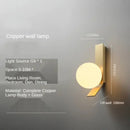 GobekUsa Glass Ball Wall Sconce: Modern Designer Bedside Lamp for Living Room, Bedroom, Hotel