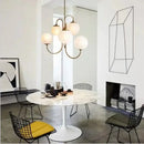 GobekUsa Glass Balls Chandelier Pendant Light for Living Dining Room